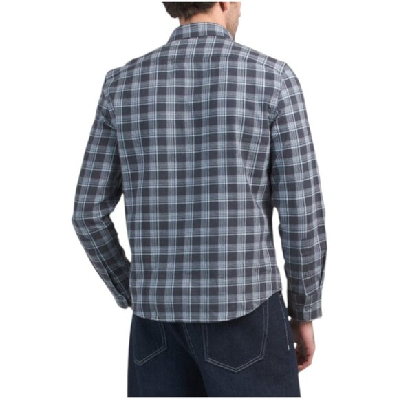 UNTUCKIT Flannel Plaid Reg Fit Shirt - Picture 2 of 2